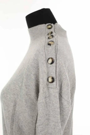Pull Sézane Gris en Cachemire