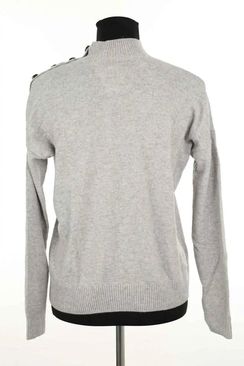 Pull Sézane Gris en Cachemire