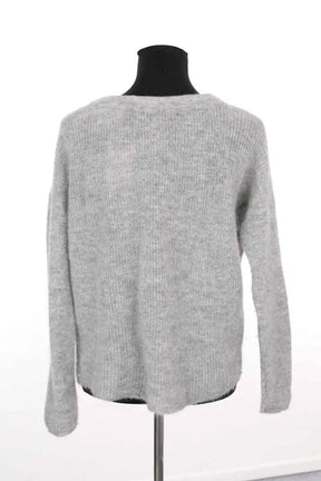 Pull Sézane Gris en Laine