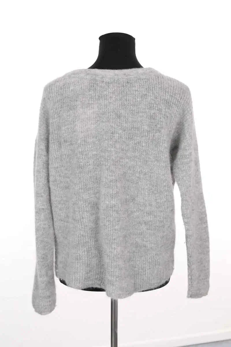 Pull Sézane Gris en Laine