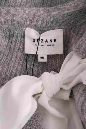 Pull Sézane Gris en Laine