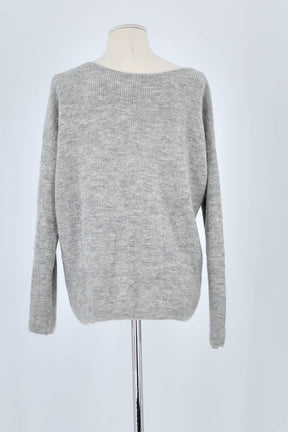 Pull Sézane Gris en Polyamide