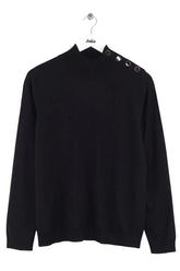 Pull Sézane Jacob Noir en Laine, taille L - Seconde Main