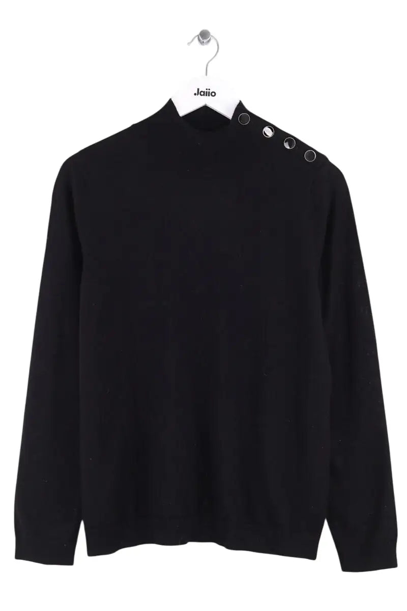 Pull Sézane Jacob Noir en Laine, taille L - Seconde Main