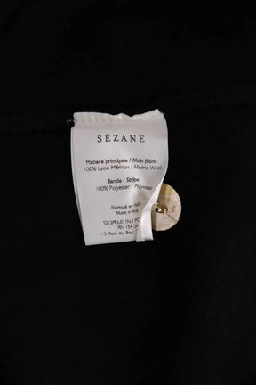Pull Sézane Jacob Noir en Laine