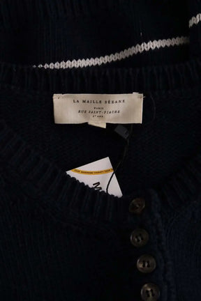 Pull Sézane Marine en Coton