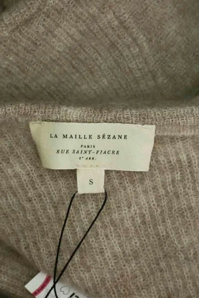 Pull Sézane Marron en Laine