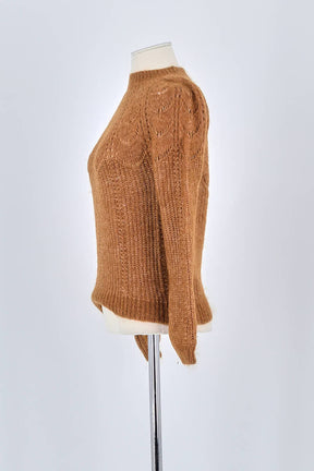 Pull Sézane Marron en Synthétique