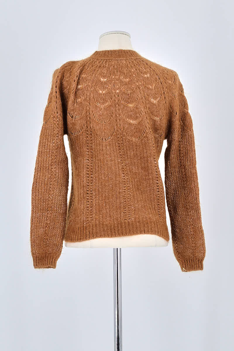 Pull Sézane Marron en Synthétique
