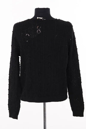 Pull Sézane Noir en Coton