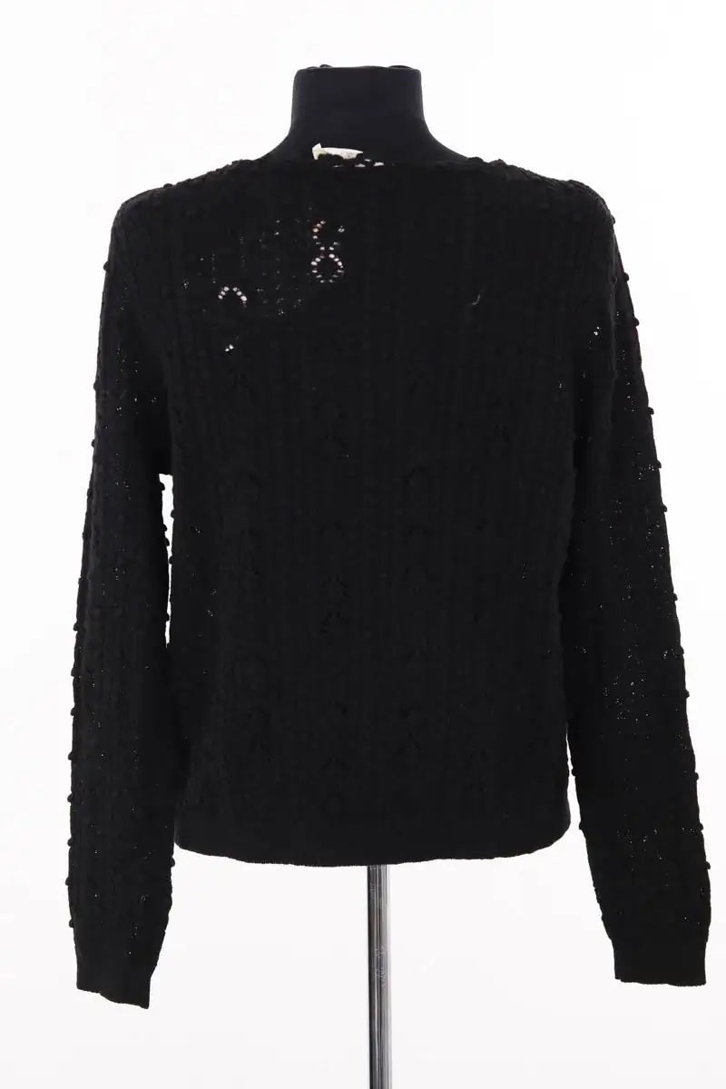 Pull Sézane Noir en Coton