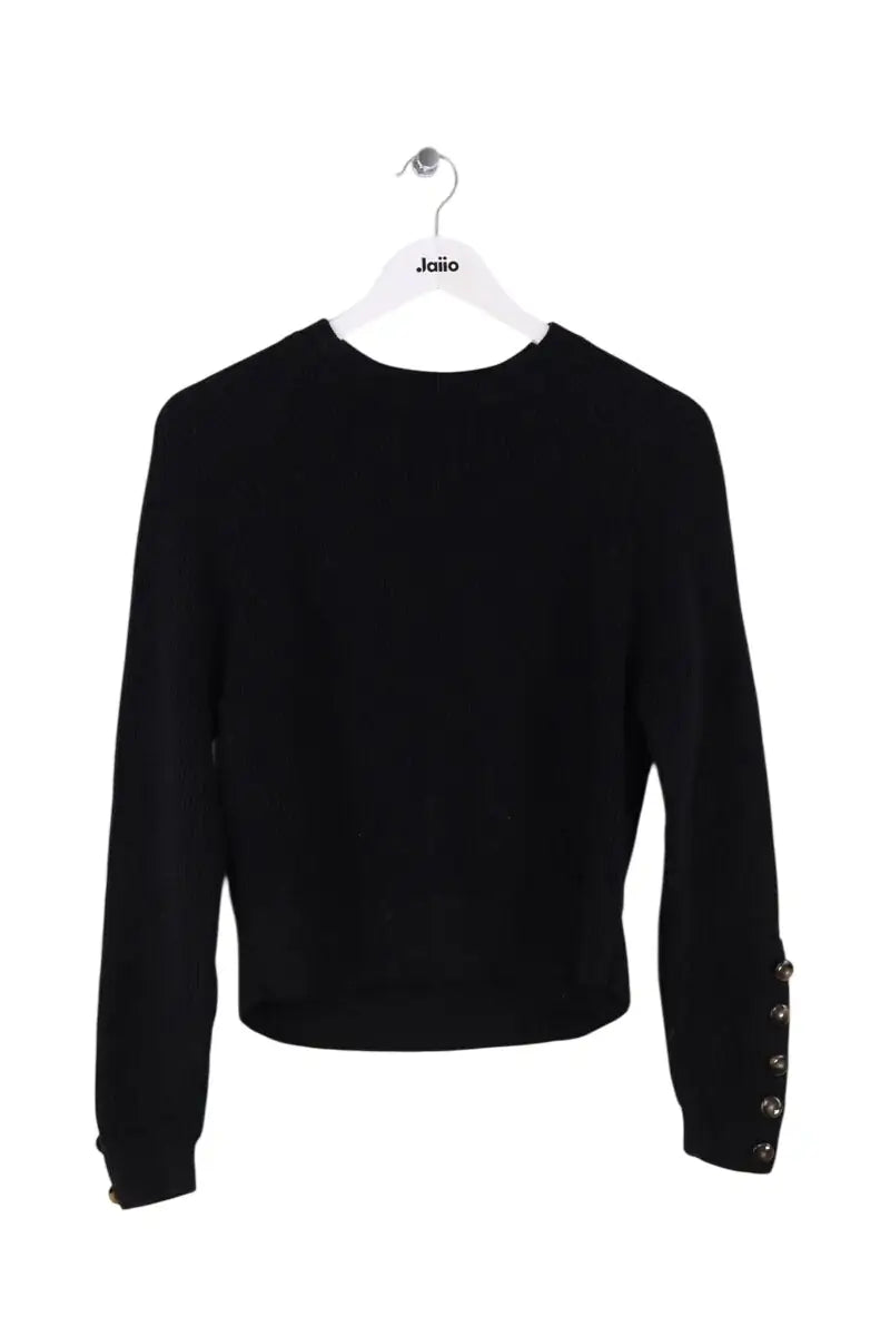 Pull Sézane Noir en Laine, taille M - Seconde Main