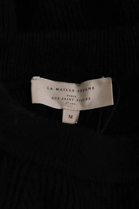 Pull Sézane Noir en Laine