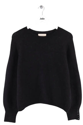 Pull Sézane Noir en Laine, taille M - Seconde Main