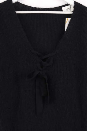 Pull Sézane Noir en Laine