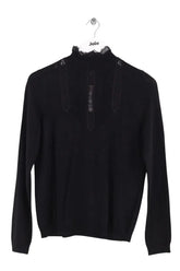 Pull Sézane Noir en Laine, taille S - Seconde Main