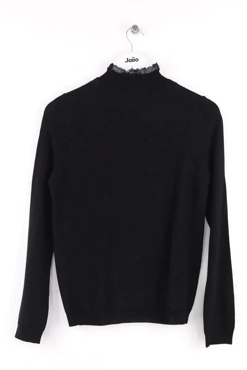 Pull Sézane Noir en Laine