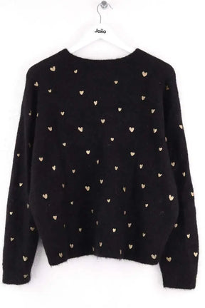 Pull Sézane Noir en Laine