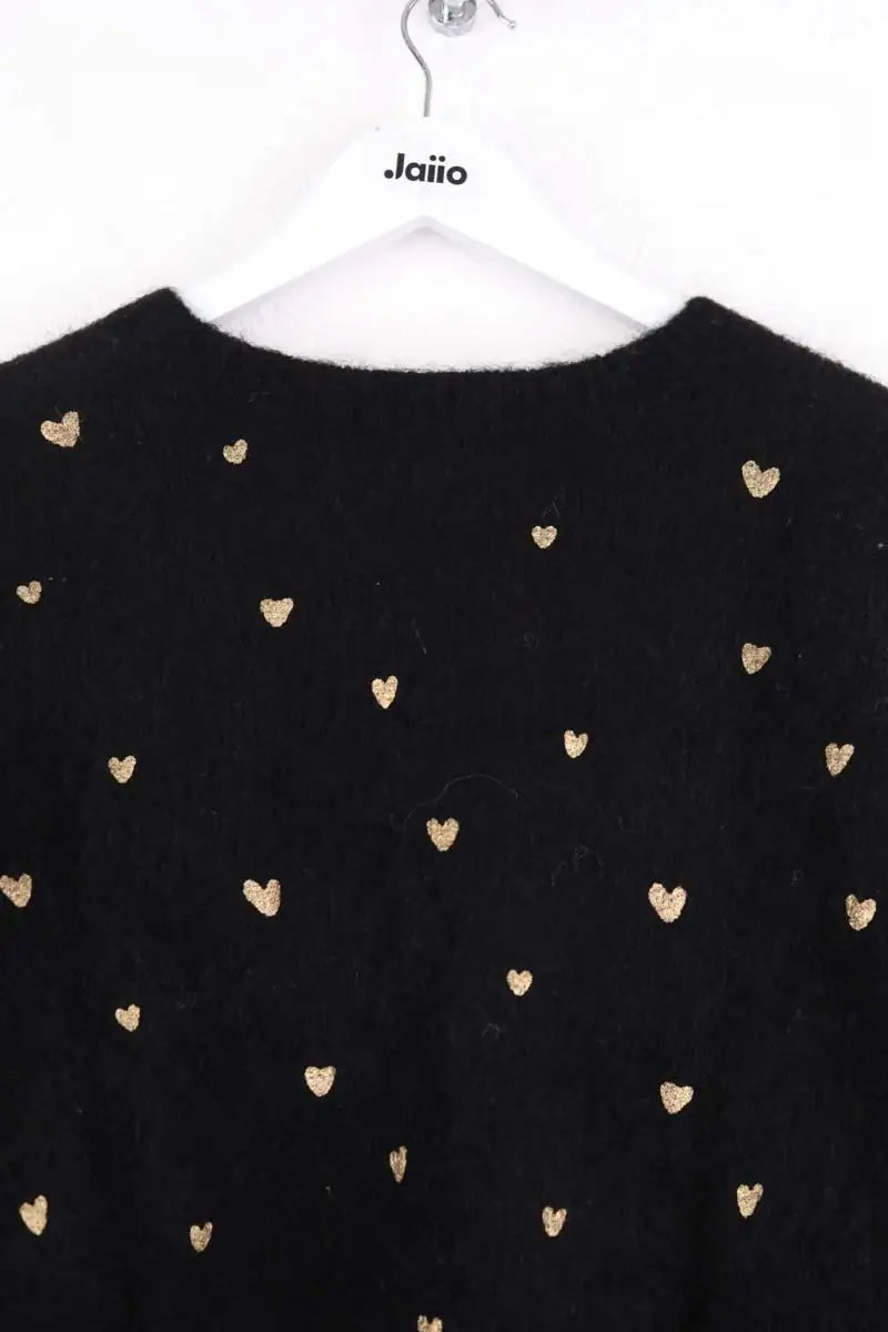 Pull Sézane Noir en Laine