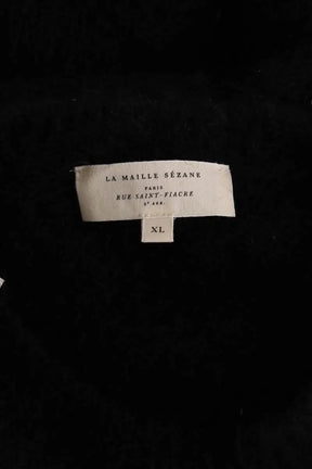 Pull Sézane Noir en Laine