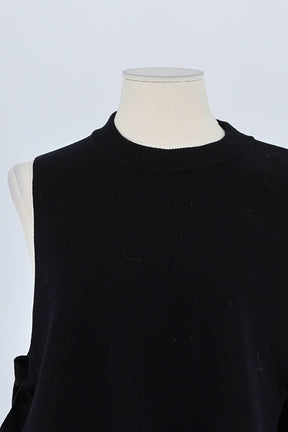 Pull Sézane Noir en Laine