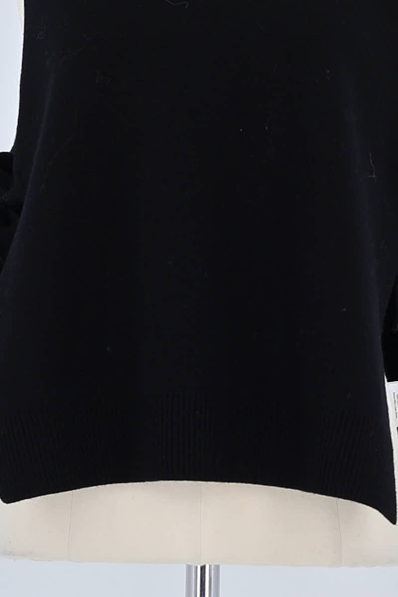 Pull Sézane Noir en Laine