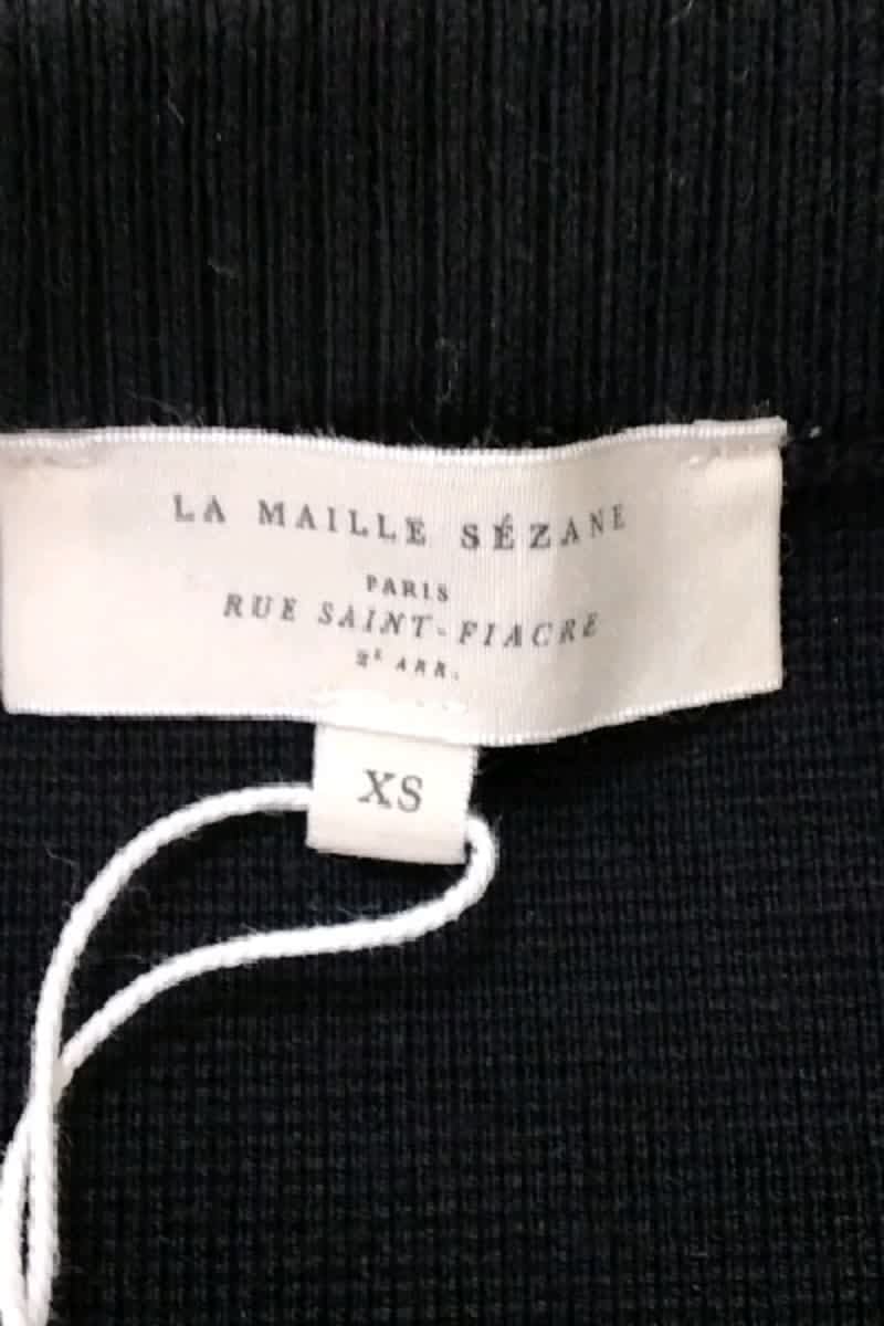Pull Sézane Noir en Laine