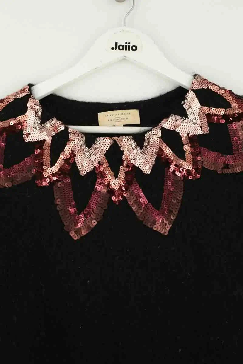 Pull Sézane Noir en Synthétique