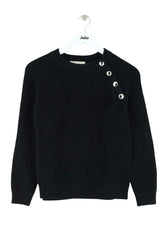 Pull Sézane Noir en Synthétique, taille S - Seconde Main