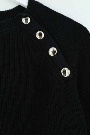 Pull Sézane Noir en Synthétique