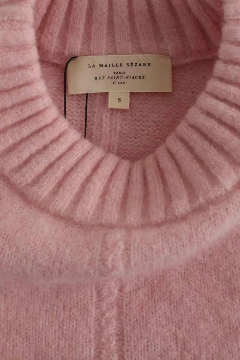 Pull Sézane Rose en Laine