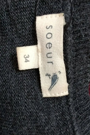 Pull Soeur Anthracite en Synthétique