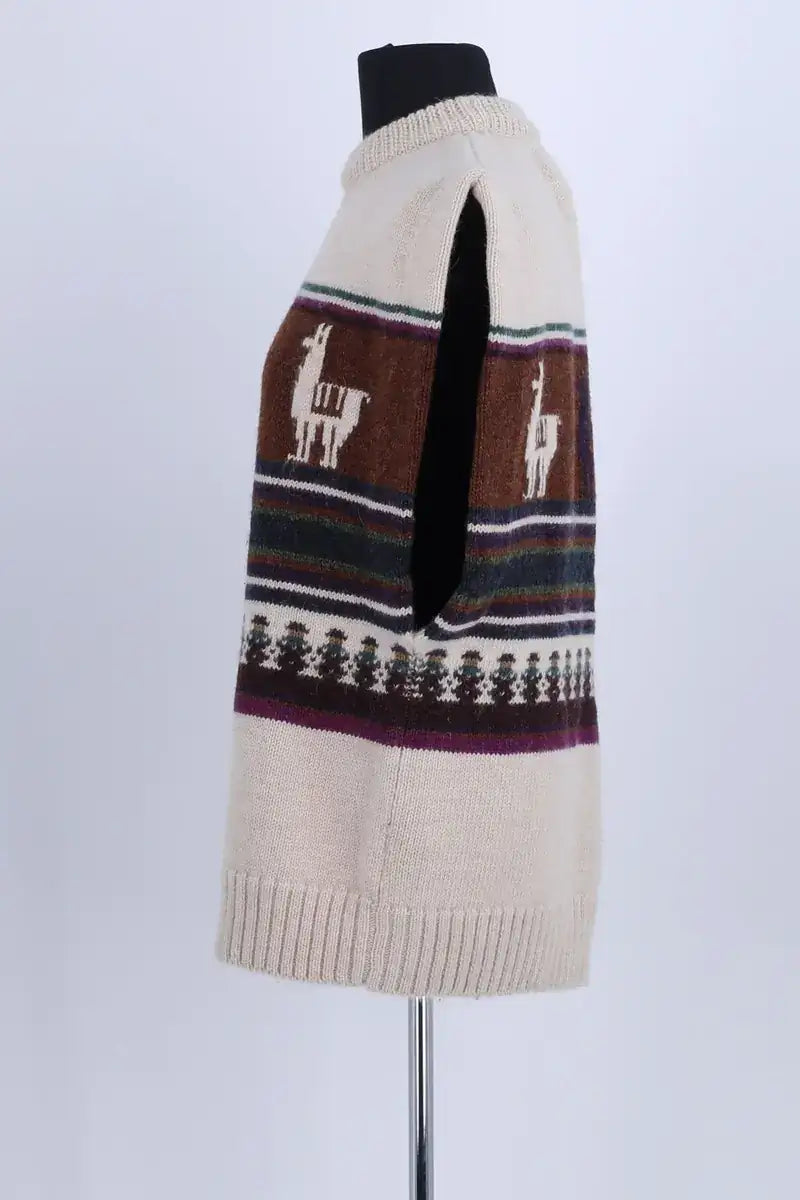 Pull Soeur Beige en Laine