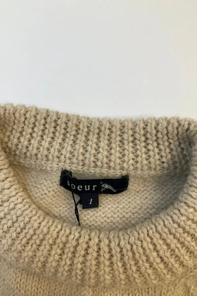 Pull Soeur Beige en Laine