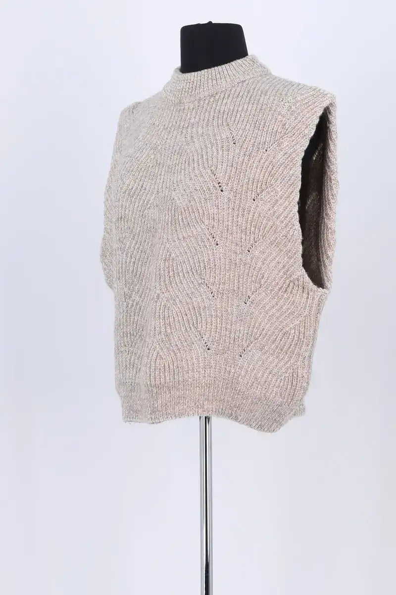 Pull Soeur Beige en Laine