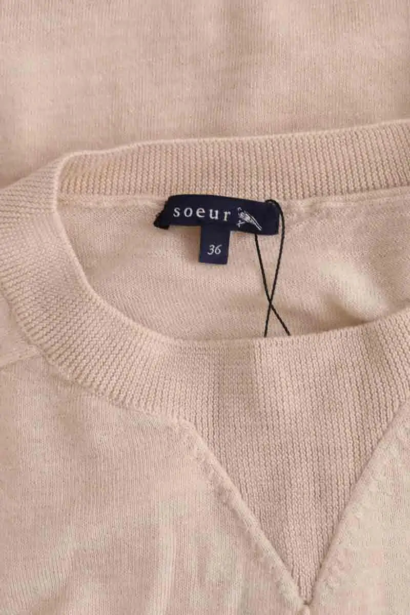 Pull Soeur Beige en Laine