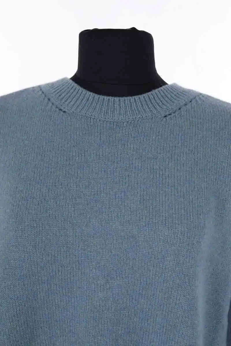 Pull Soeur Leontine Bleu en Laine