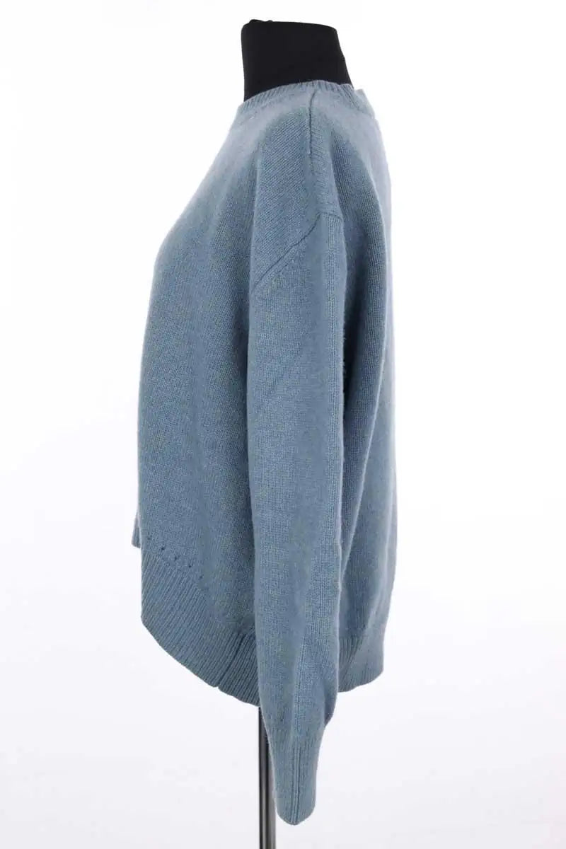 Pull Soeur Leontine Bleu en Laine