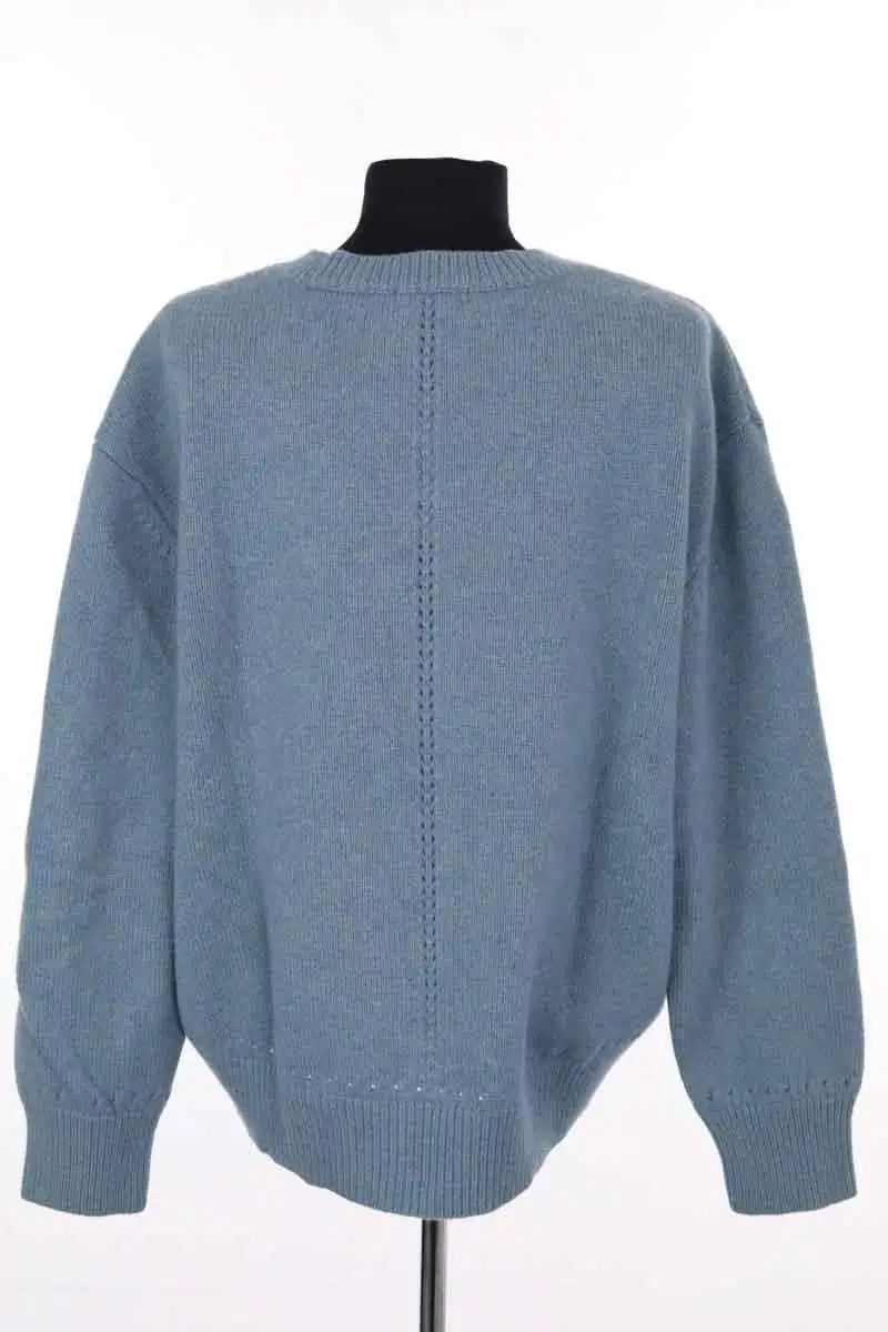 Pull Soeur Leontine Bleu en Laine