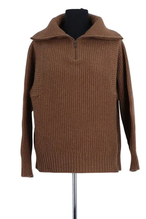 Pull Soeur Marron en Laine, taille S - Seconde Main