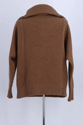 Pull Soeur Marron en Laine