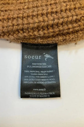 Pull Soeur Marron en Laine