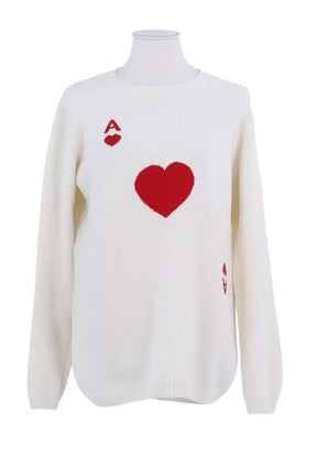 Pull Soi Blanc en Laine, taille M - Seconde Main