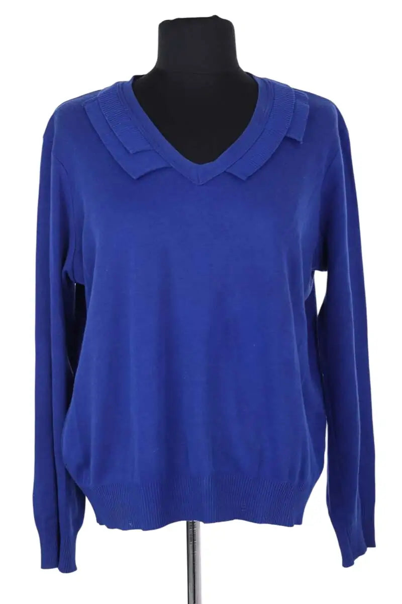 Pull Sonia Rykiel Bleu en Coton, taille M - Seconde Main