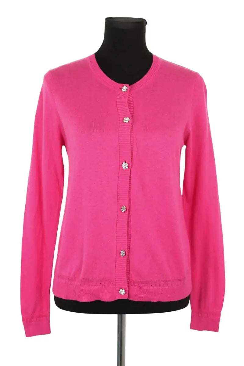 Pull Tara Jarmon Rose en Coton, taille M - Seconde Main