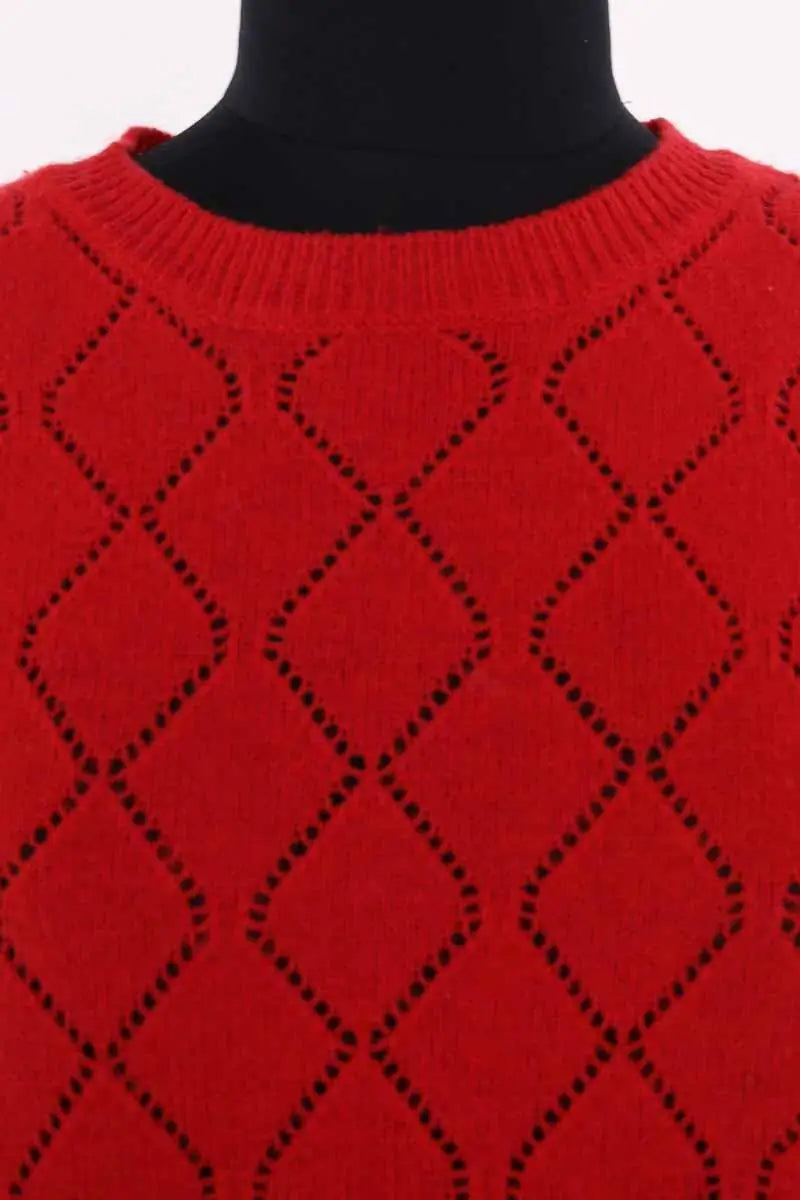 Pull Tara Jarmon Rouge en Laine