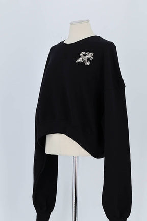 Pull The Kooples Noir en Coton