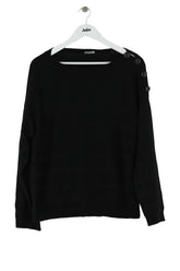 Pull The Kooples Noir en Laine, taille S - Seconde Main