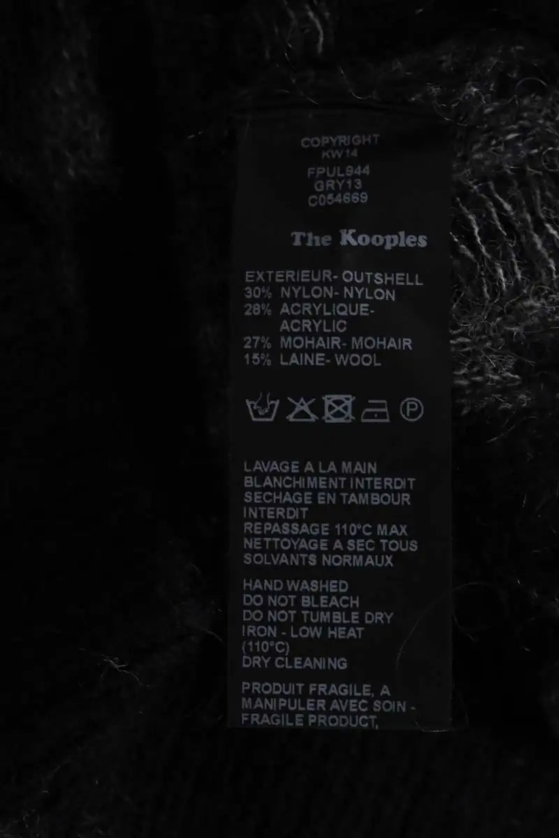 Pull The Kooples Noir en Synthétique