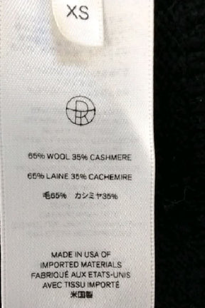 Pull The Row Noir en Laine